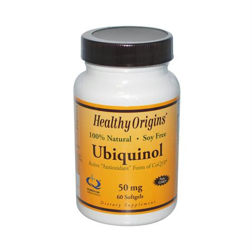 Healthy Origins Ubiquinol Kaneka QH - 50 mg - 60 Softgels