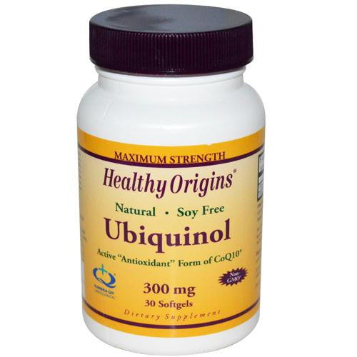 Healthy Origins Ubiquinol - 300 mg - 30 Softgels