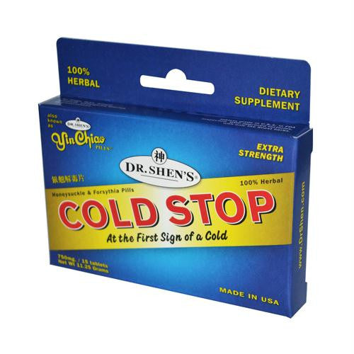 Dr. Shens Yin Chiao Coldstop Cold or Flu - 15 Tablets