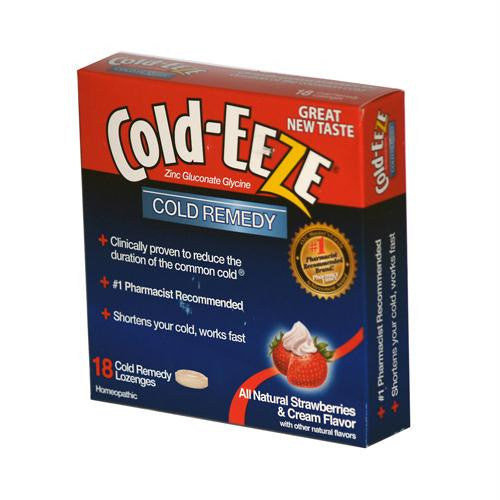 Cold-EEZE Cold Remedy Lozenges Strawberries and Cream - 18 Lozenges