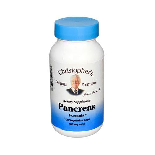 Dr. Christophers Original Formulas Pancreas Formula - 460 mg - 100 Vcaps