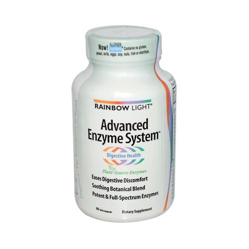 Rainbow Light Advanced Enzyme System - 90 Vegetarian Capsules