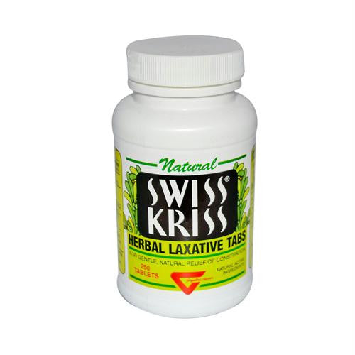 Modern Natural Products Swiss Kriss Herbal Laxative - 250 Tablets