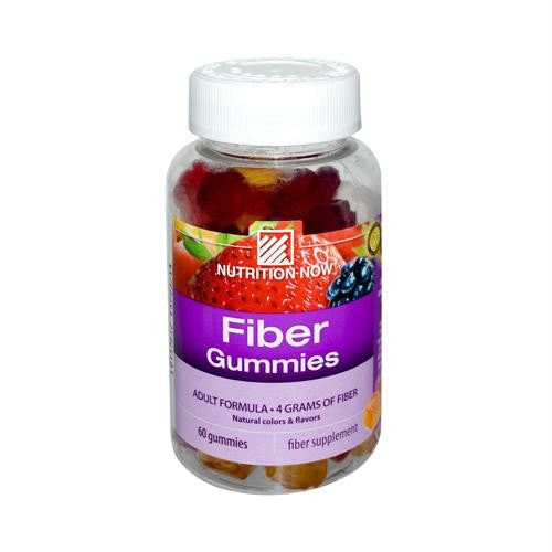 Nutrition Now Fiber Gummies Blackberry Peach and Strawberry - 60 Gummies