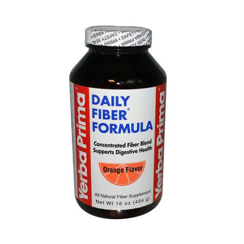 Yerba Prima Daily Fiber Formula Orange - 16 oz