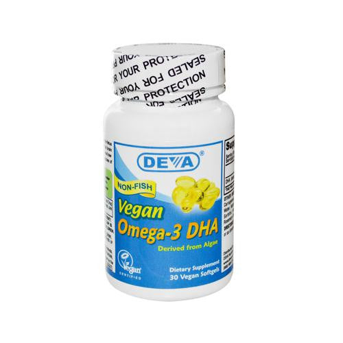 Deva Vegan Omega-3 DHA - 30 Softgels