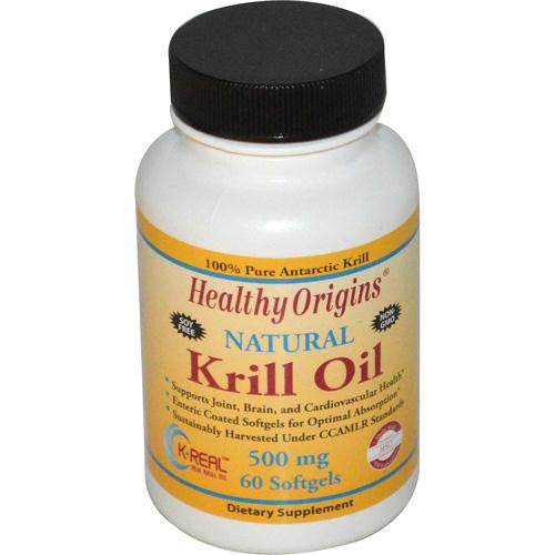 Healthy Origins Krill Oil - 500 mg - 60 Softgels