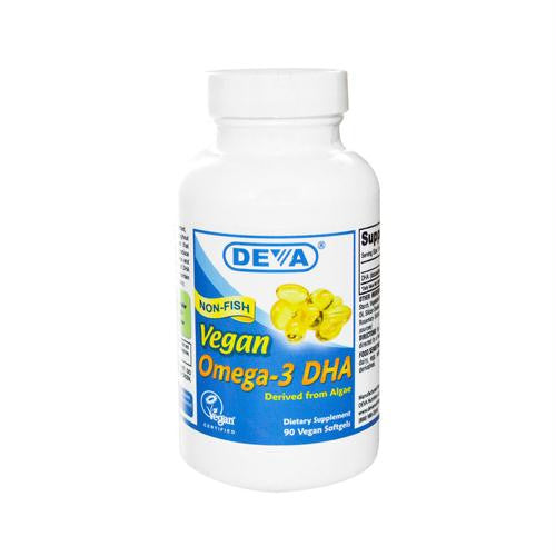 Deva Vegan Omega-3 DHA - 90 Vegan Softgels