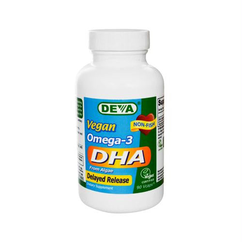 Deva Vegan Omega-3 DHA Derived From Algae - 90 Vcaps