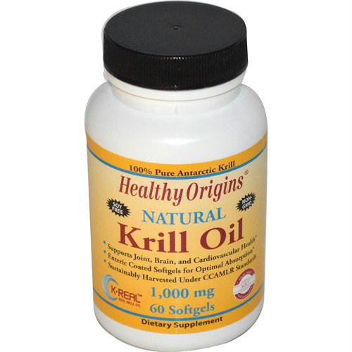 Healthy Origins Krill Oil - 1000 mg - 60 Softgels