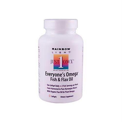 Rainbow Light Everyones Omega Fish and Flax Oil - 60 Softgels