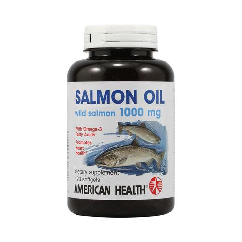 American Health Salmon Oil - 1000 mg - 120 Softgels