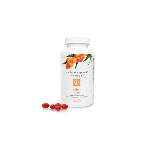 Sibu International Sea Buckthorn Oil Cellular Support with Omega 7 - 180 Softgels