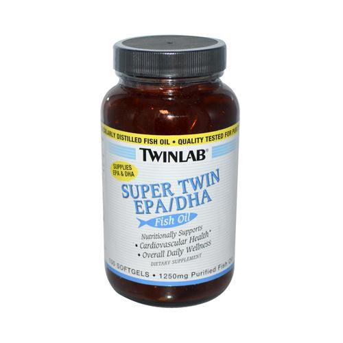 Twinlab Super Twin EPA DHA Fish Oil - 100 Softgels