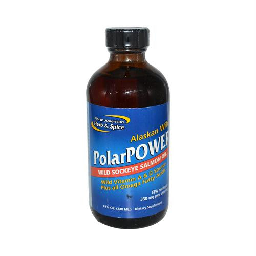 North American Herb and Spice PolarPower Wild Sockeye Salmon Oil - 8 fl oz