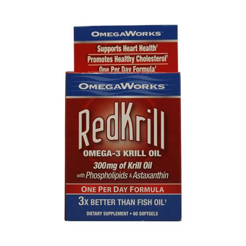 Omegaworks Red Krill - 60 Ct