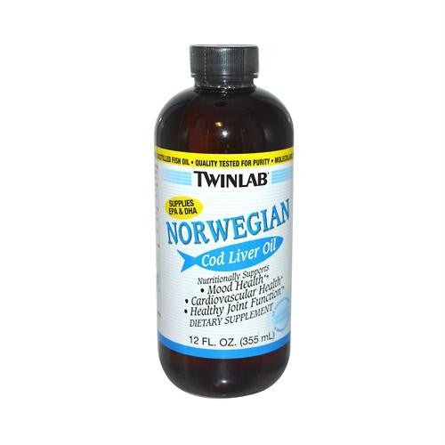 Twinlab Norwegian Cod Liver Oil - 12 fl oz