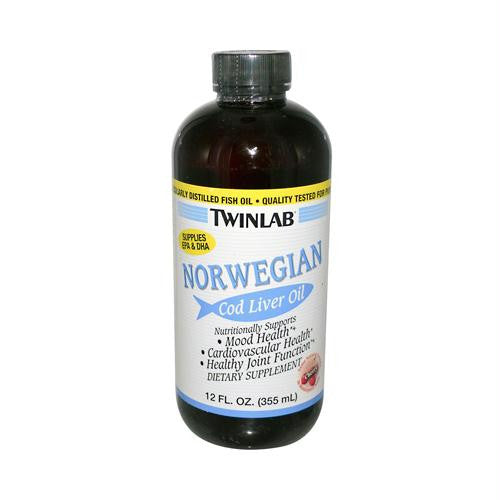 Twinlab Norwegian Cod Liver Oil Cherry - 12 fl oz