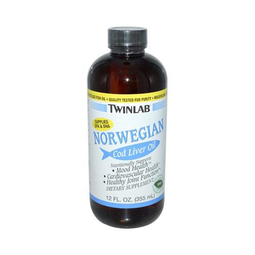 Twinlab Norwegian Cod Liver Oil Mint - 12 fl oz