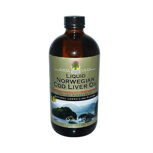 Natures Answer Liquid Norwegian Cod Liver Oil - 16 fl oz