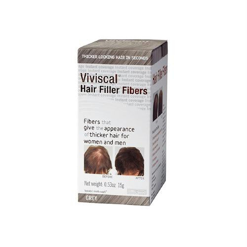 Viviscal Hair Filler Fibers - Grey - 0.53 oz