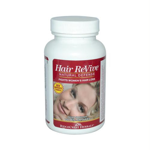 RidgeCrest Herbals Hair ReVive - 120 Vegetarian Capsules