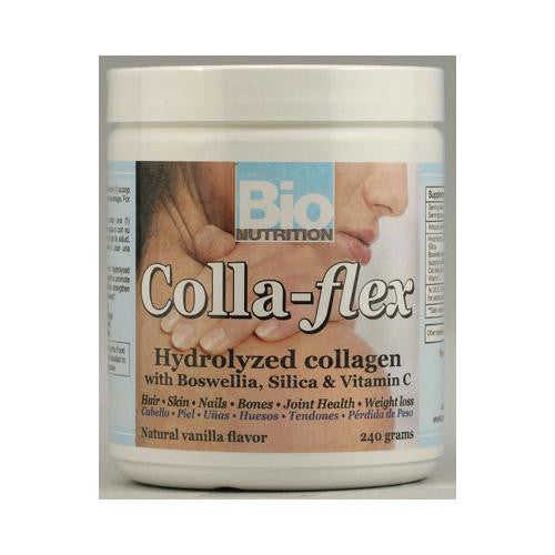 Bio Nutrition Colla-Flex Hydrolyzed Collagen Natural Vanilla - 240 g