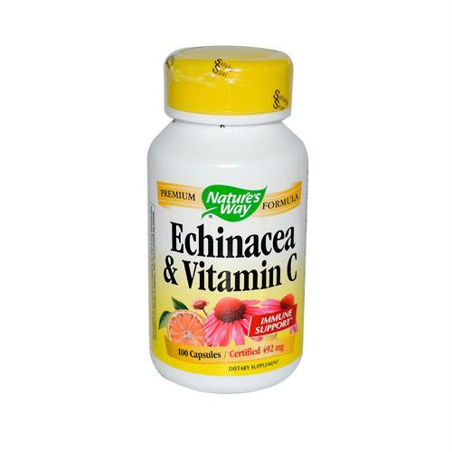 Natures Way Echinacea and Vitamin C - 492 mg - 100 Capsules