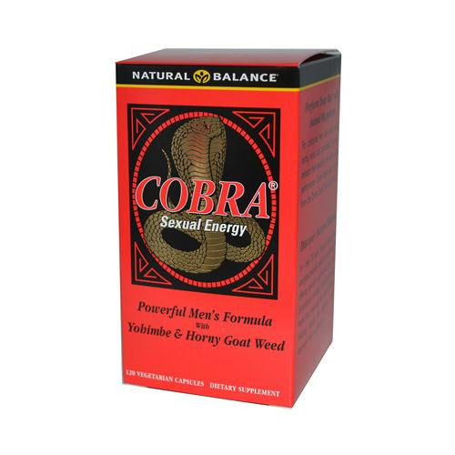 Natural Balance Cobra Sexual Energy - 120 Vegetarian Capsules