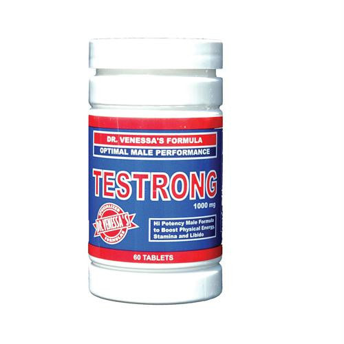 Dr. Venessas Testrong Optimal Male Performance - 1000 mg - 60 Tablets