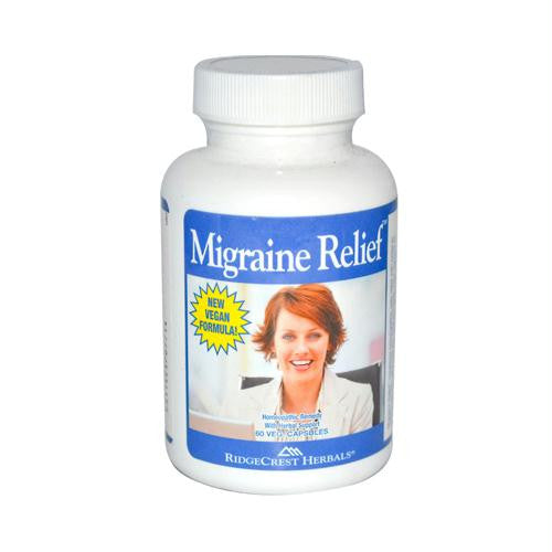 RidgeCrest Herbals Extra Strength Migraine Relief - 60 Capsules