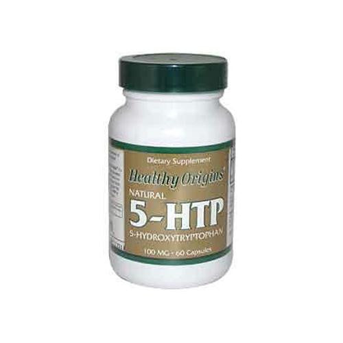 Healthy Origins Natural 5-HTP - 100 mg - 60 Capsules