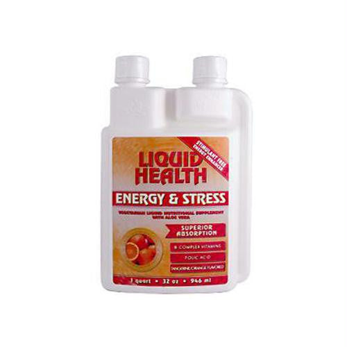 Liquid Health Energy and Stress Tangerine Orange - 32 fl oz