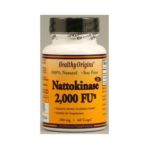 Healthy Origins Nattokinase 2000 FUs - 100 mg - 60 Vcaps