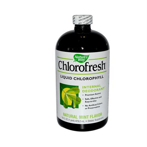 Natures Way Chlorofresh Liquid Chlorophyll Natural Mint - 16 fl oz