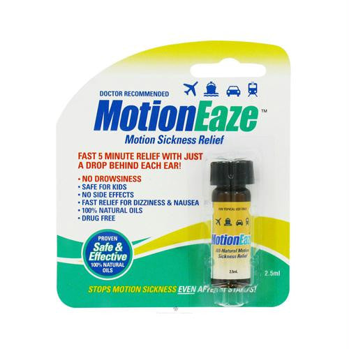 Motioneaze Motion Sickness Relief - Case of 6 - 2.5 ml