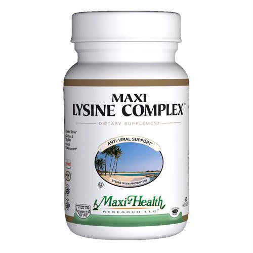 Maxi Health Kosher Vitamins Maxi Lysine Complex - 60 Capsules