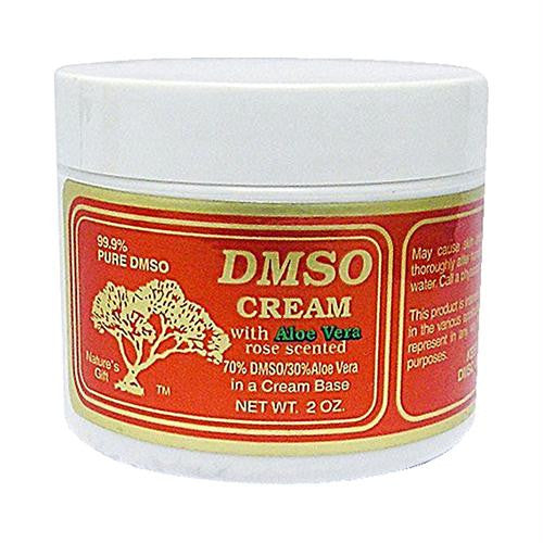 DMSO Cream with Aloe Vera Rose Scented - 2 oz