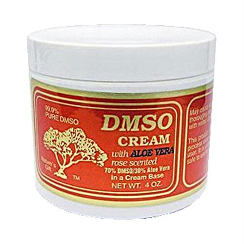 DMSO Cream with Aloe Vera Rose Scented - 4 oz