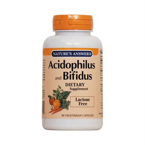 Natures Answer Acidophilus and Bifidus - 90 Vegetarian Capsules