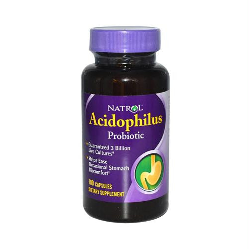 Natrol Acidophilus Probiotic - 100 mg - 100 Capsules