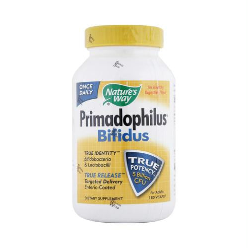 Natures Way Primadophilus Bifidus - 180 Vegetarian Capsules