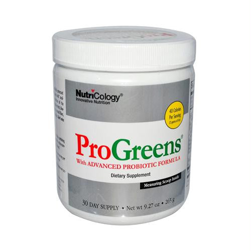 NutriCology Pro Greens With Advanced Probiotic Formula - 9.27 oz