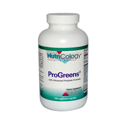 NutriCology ProGreens With Advanced Probiotics Formula - 180 Capsules