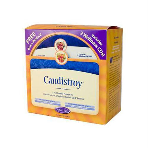 Natures Secret Candistroy Kit 60 Tablets Each - 120 Tablets