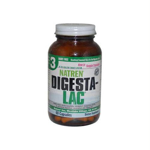 Natren Digesta-Lac Dairy Free - 60 Vegetarian Capsules