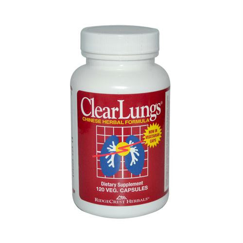 RidgeCrest Herbals ClearLungs - 120 Vegetarian Capsules