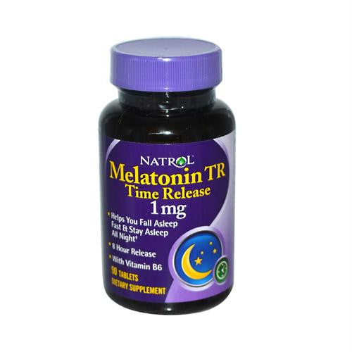 Natrol Melatonin Time Release - 1 mg - 90 Tablets