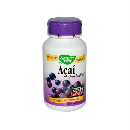 Natures Way Acai - 60 Vegetarian Capsules