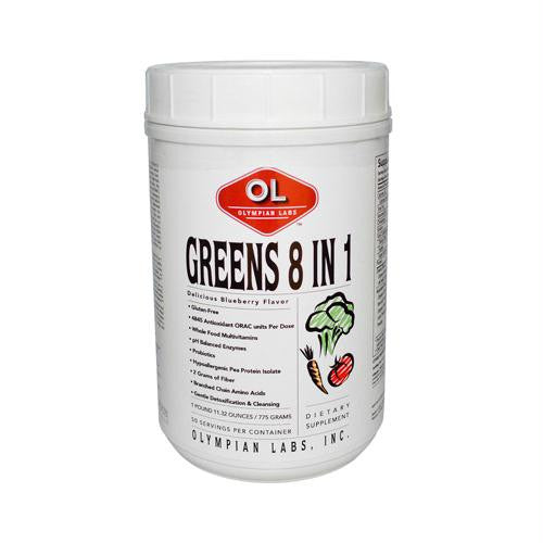 Olympian Labs Greens 8 in 1 Blueberry - 775 g